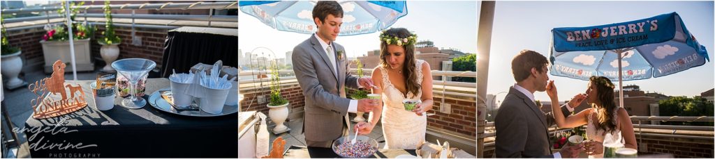 Campus Club Wedding Ben and Jerry's