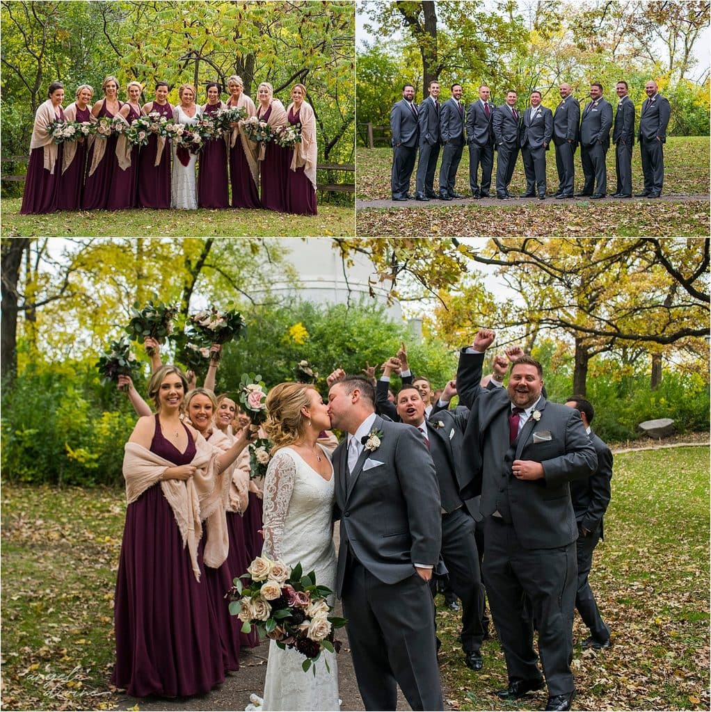 Graduate Minneapolis Wedding wedding party