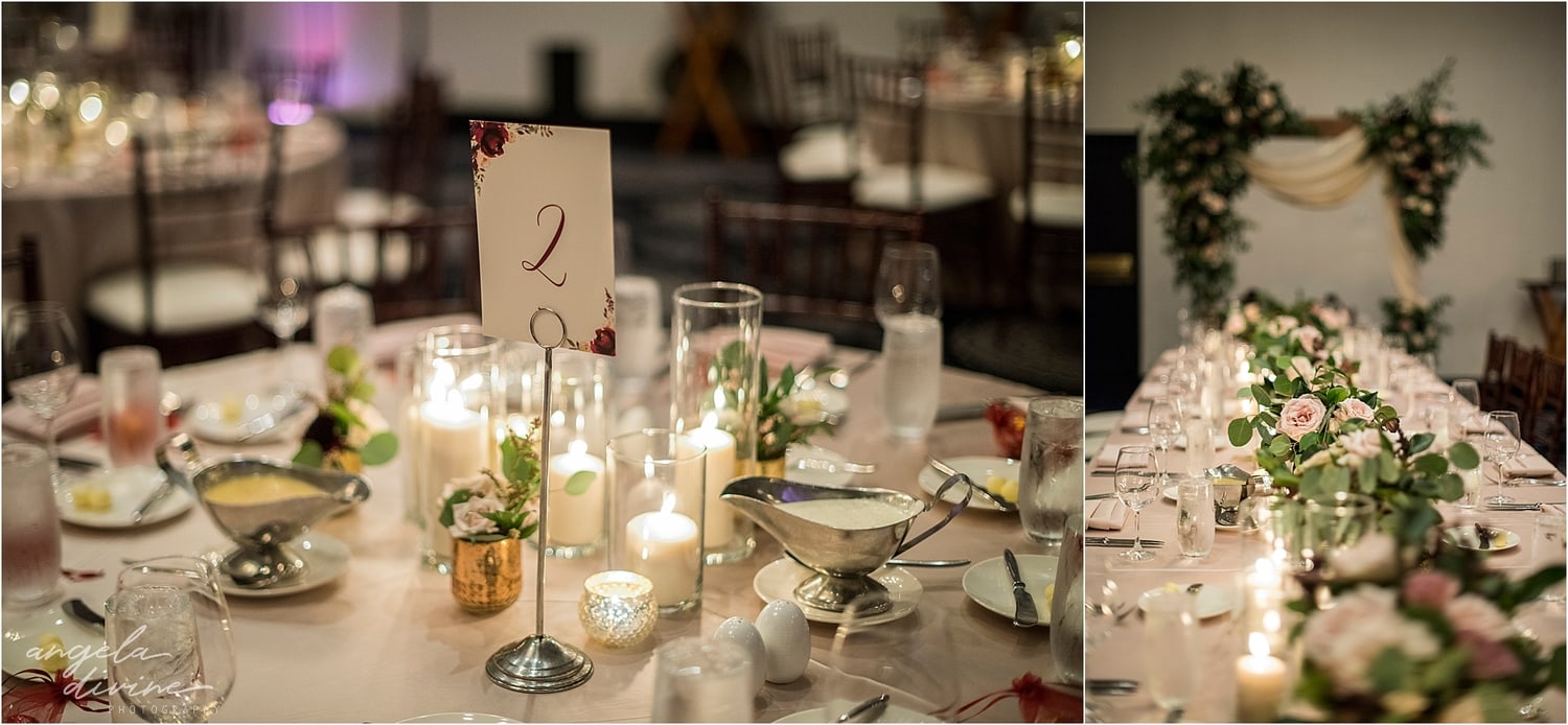 Graduate Minneapolis Wedding table setting