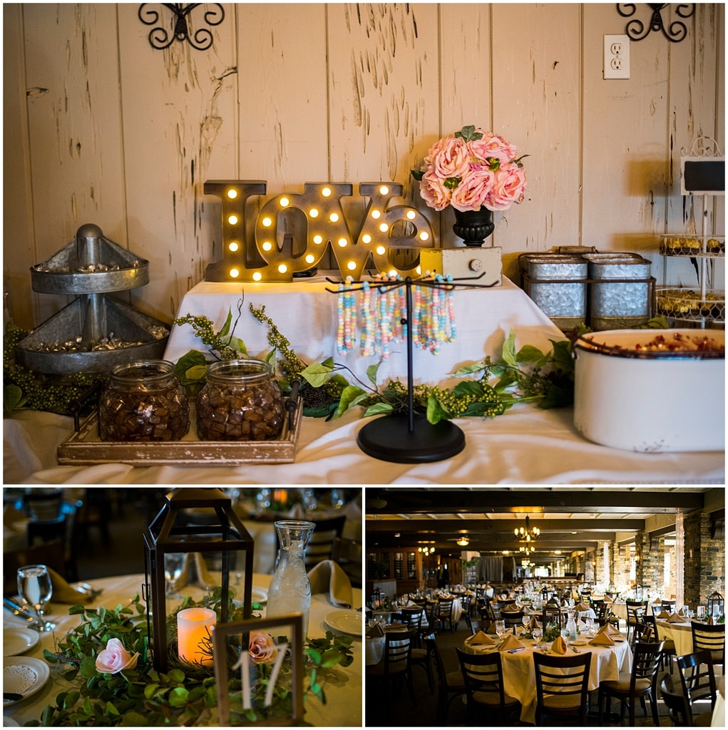 Charthouse Lakeville Wedding reception setup