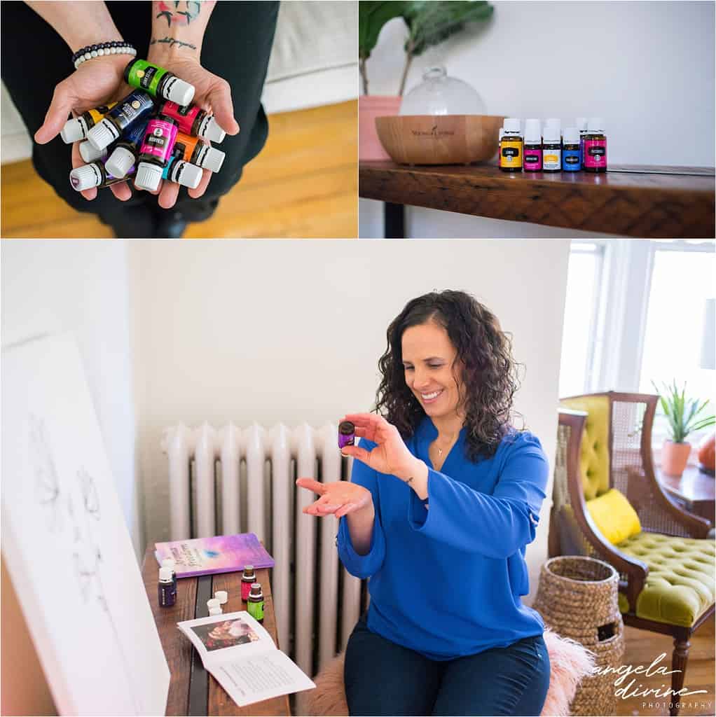 young living brand photography essential oils