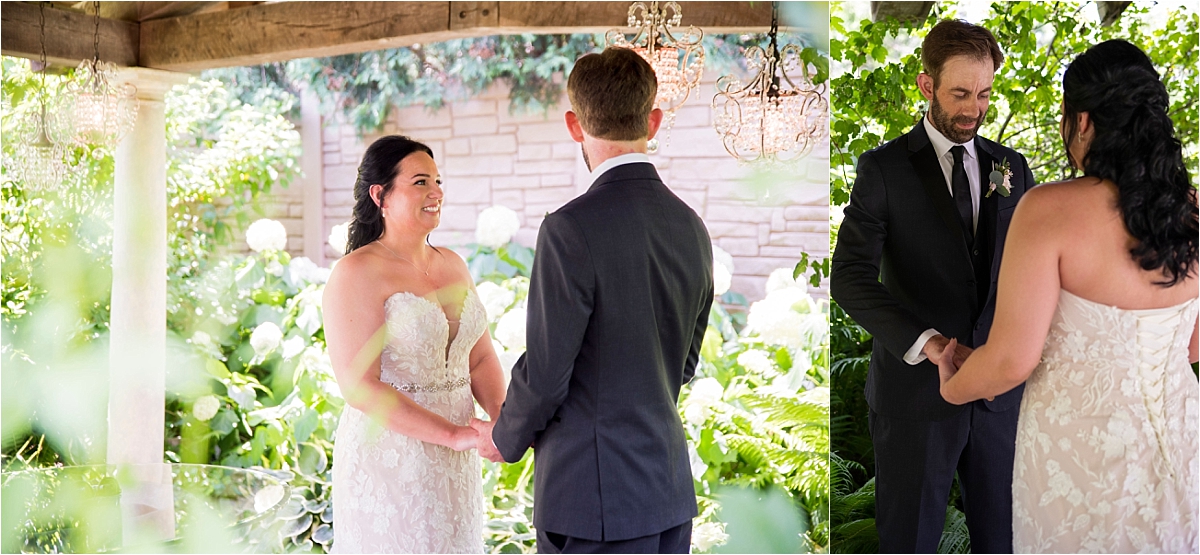 Camrose Hill Flower Farm Wedding first look