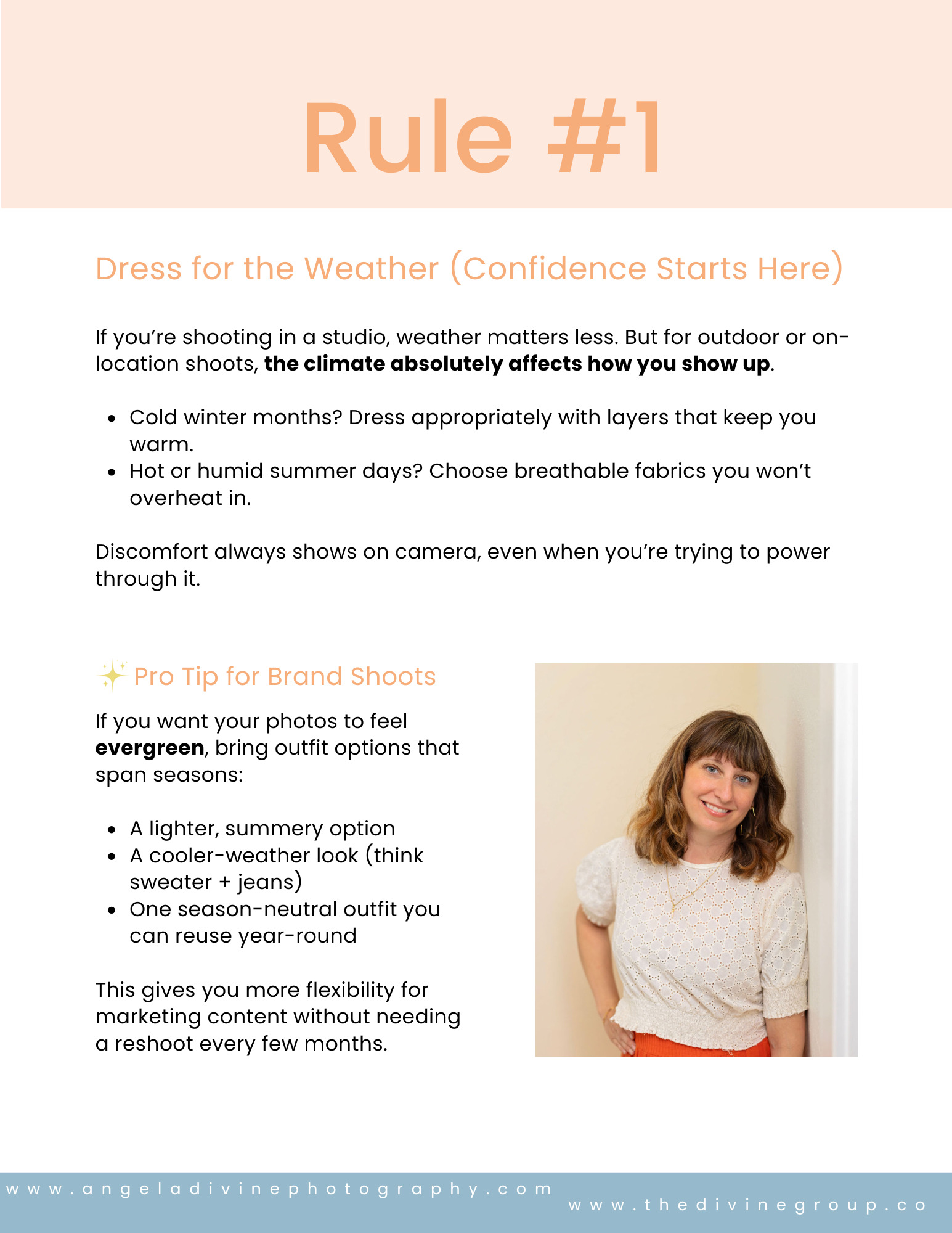 What to wear when you get your photo taken