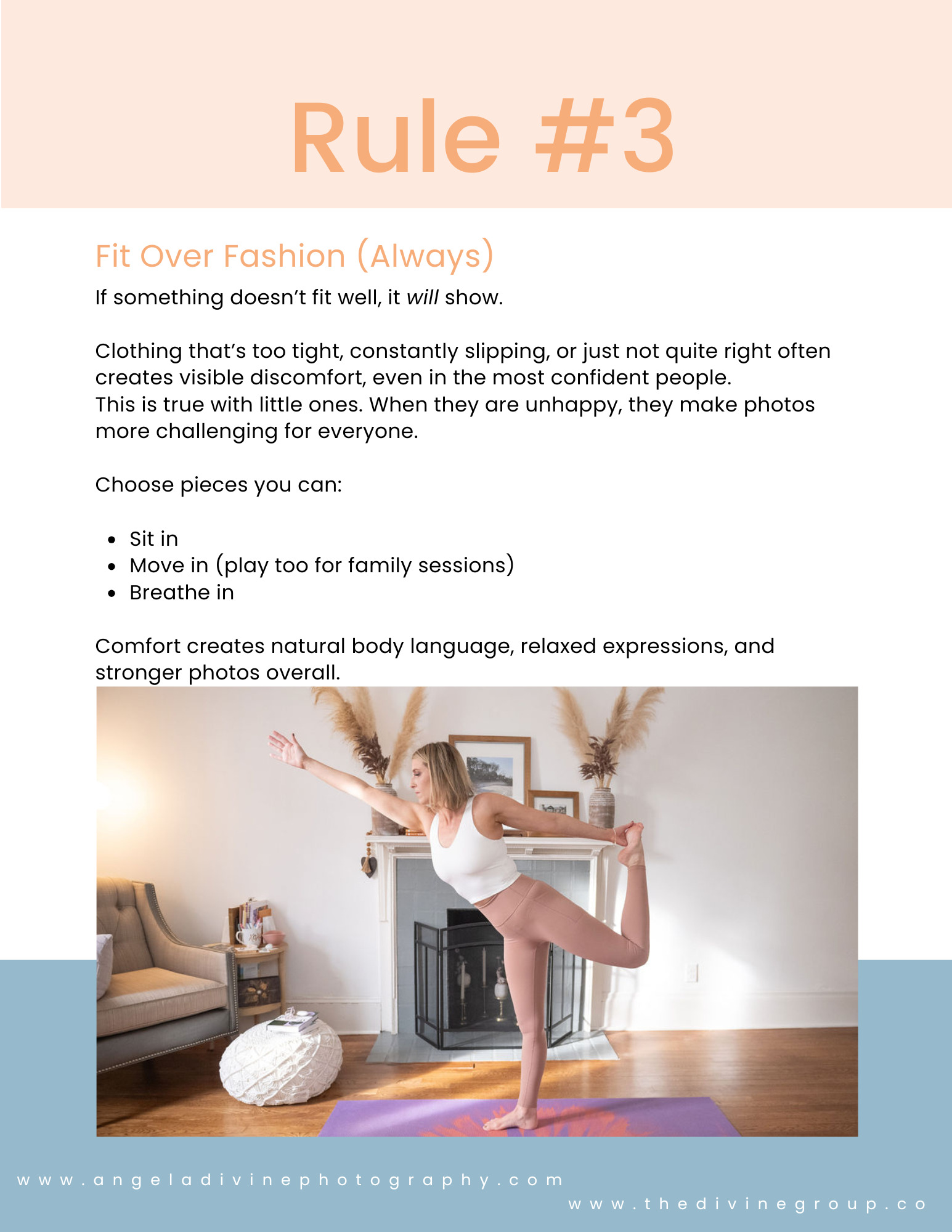 What to wear to a brand photography session