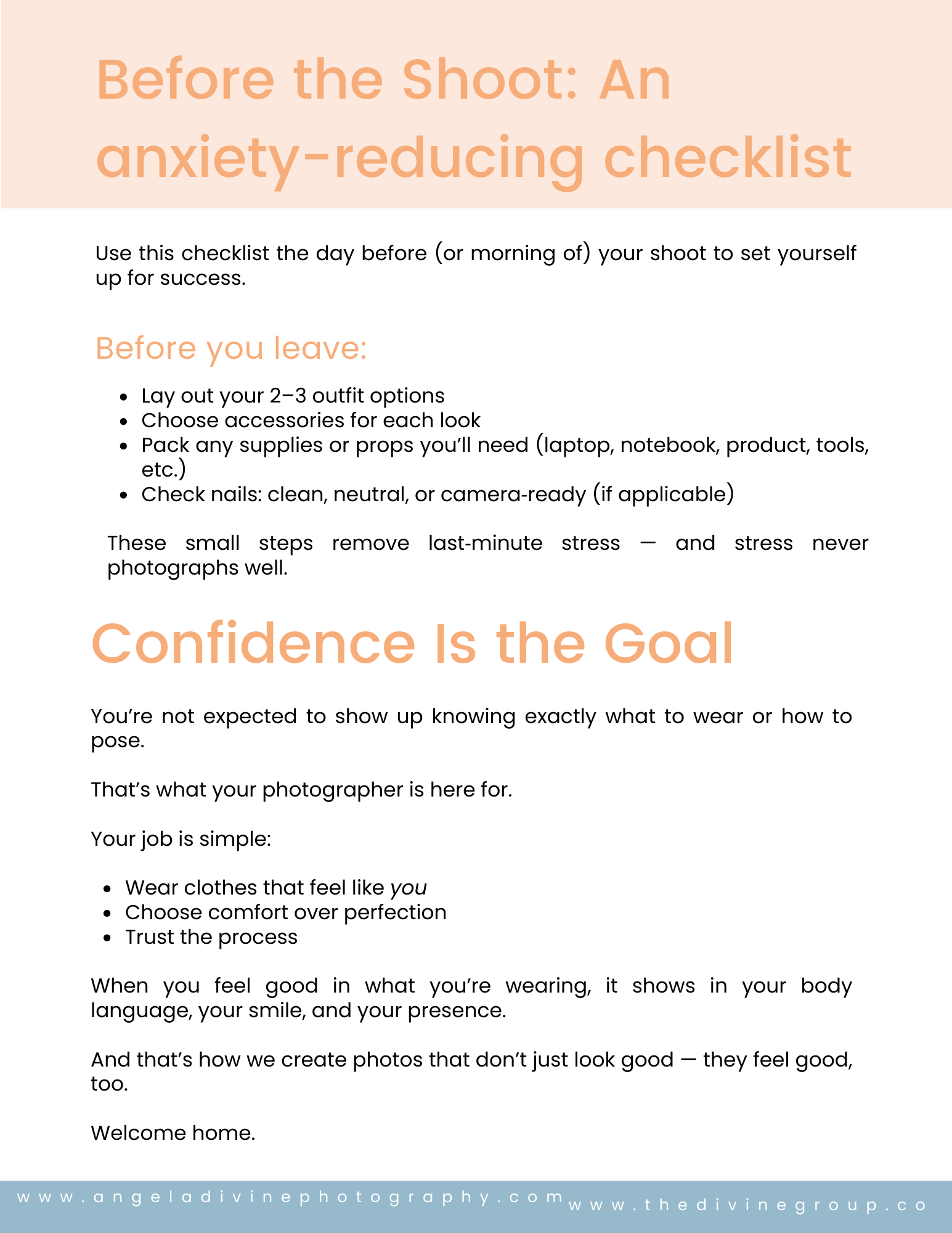 What to wear to a headshot session