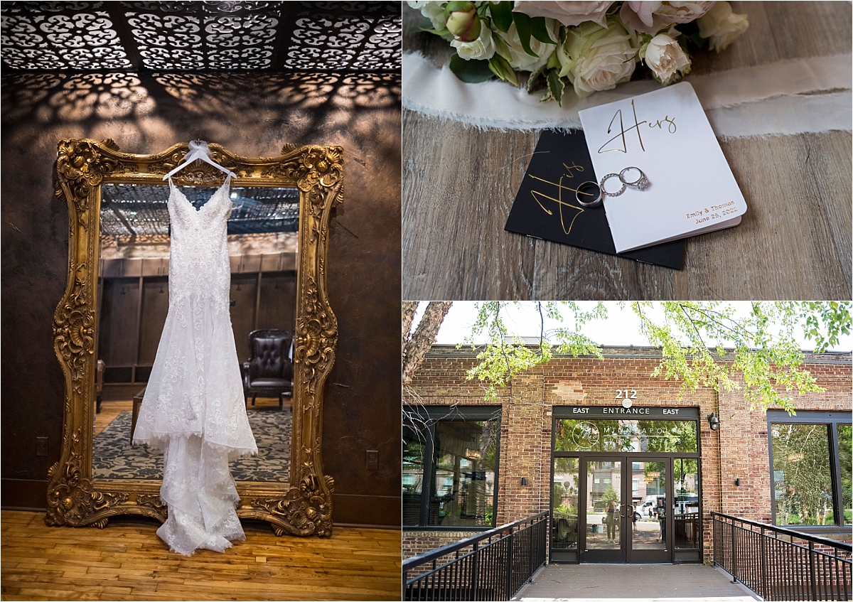 Minneapolis Event Centers Wedding dress and venue
