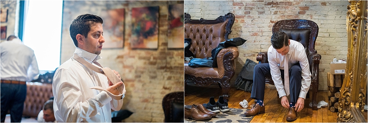 Minneapolis Event Centers Wedding groom getting ready