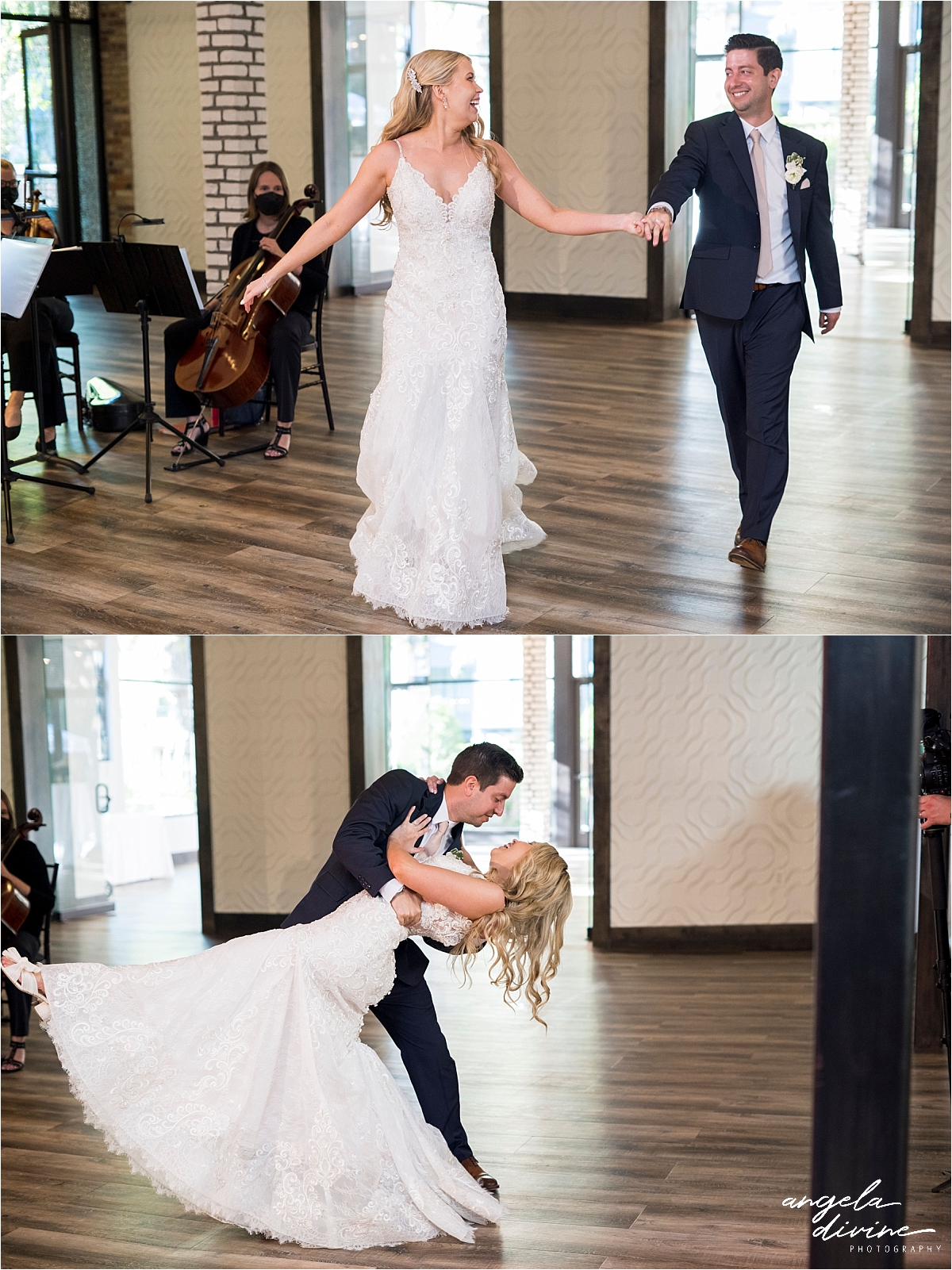 Minneapolis Event Centers Wedding bride and groom reception entrance