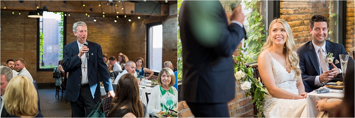 Minneapolis Event Centers Wedding toasts