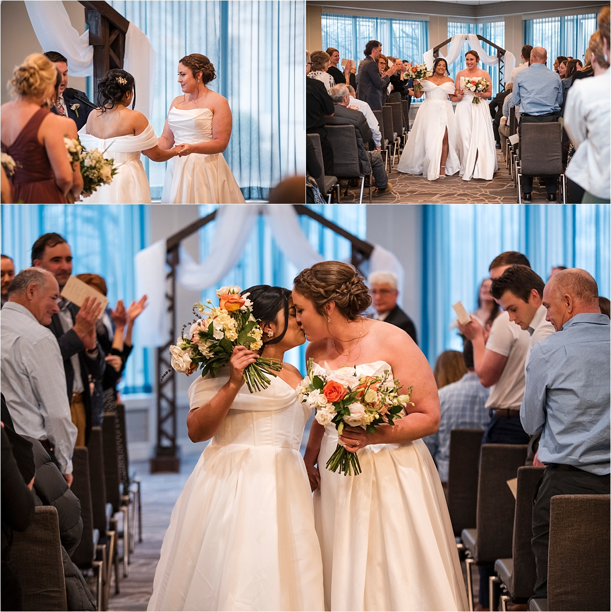 Minneapolis Marriott Southwest wedding ceremony